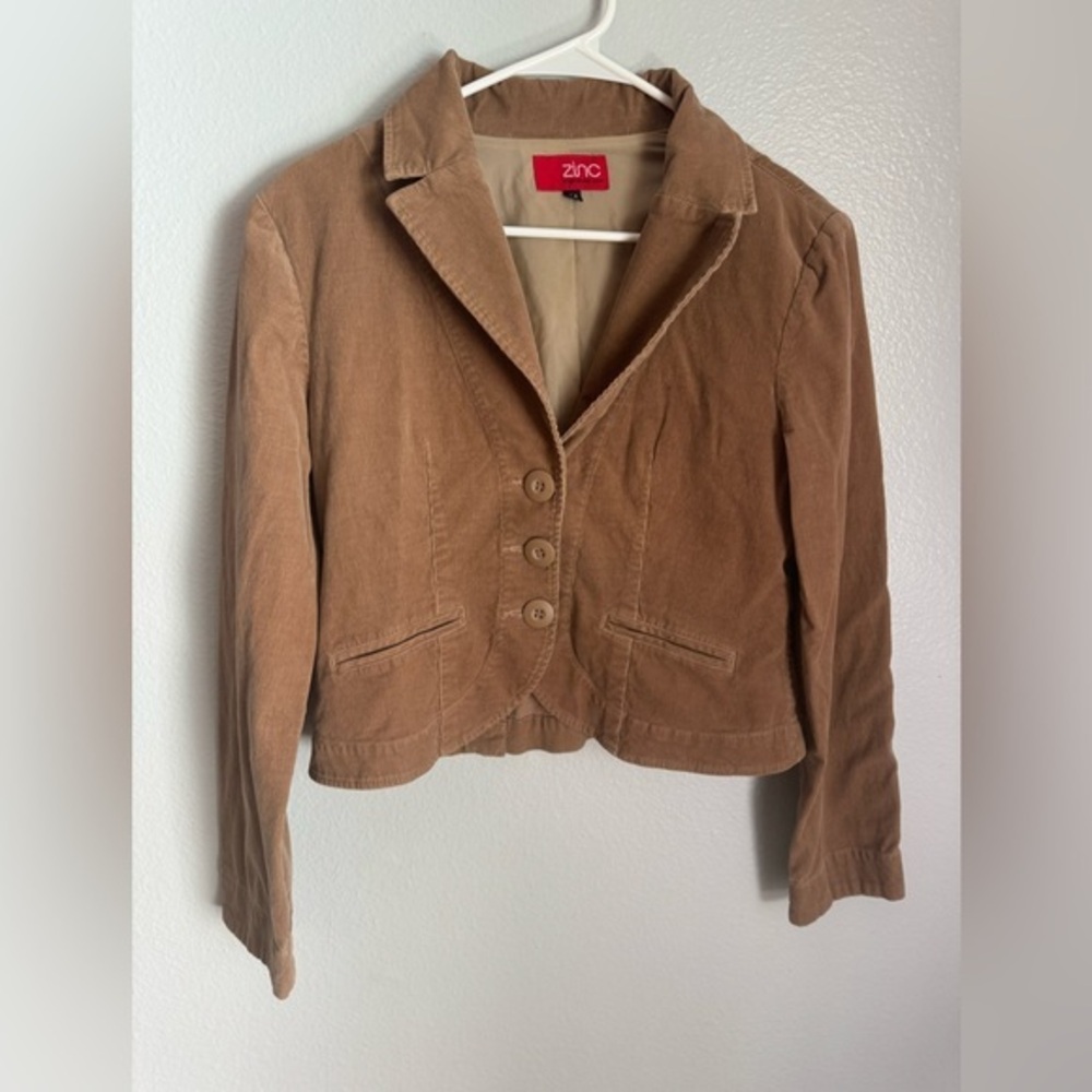 Zinc Brown Jacket Size Medium